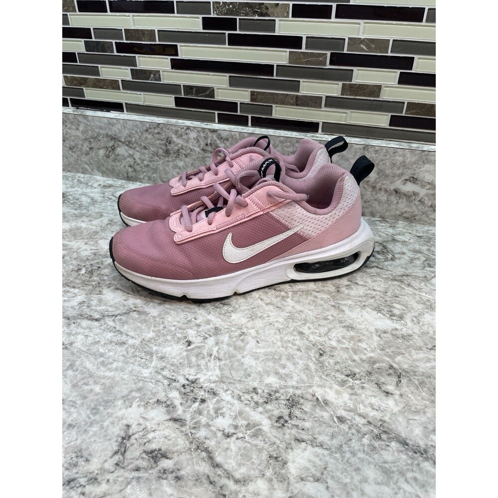 Girl's Fashion Sneakers Nike Air Max INTRLK Lite Sneaker 7Y Pink White Black